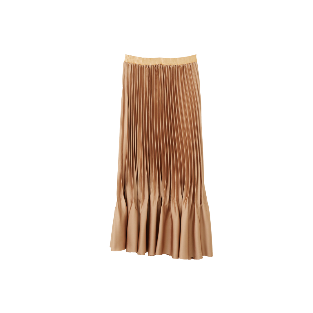 High Waist Pleated Skirt