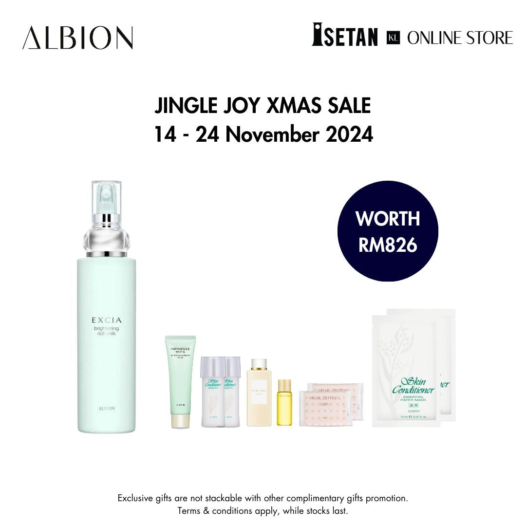 JINGLE : EXCIA Brightening Rich Milk 200g, Gift worth RM326