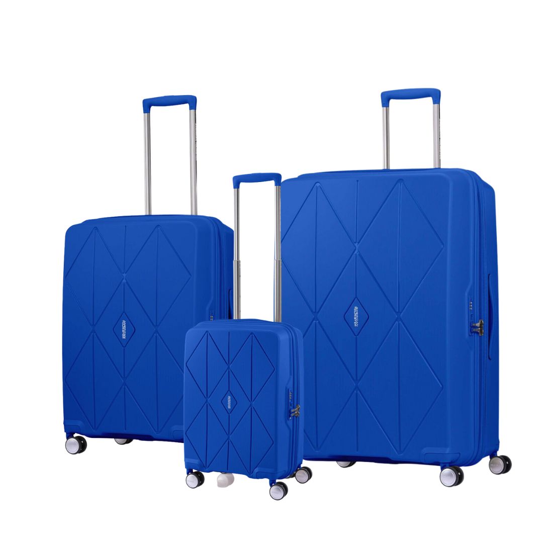 Argyle Travel Luggage 3-pcs Set (Cobalt Blue)