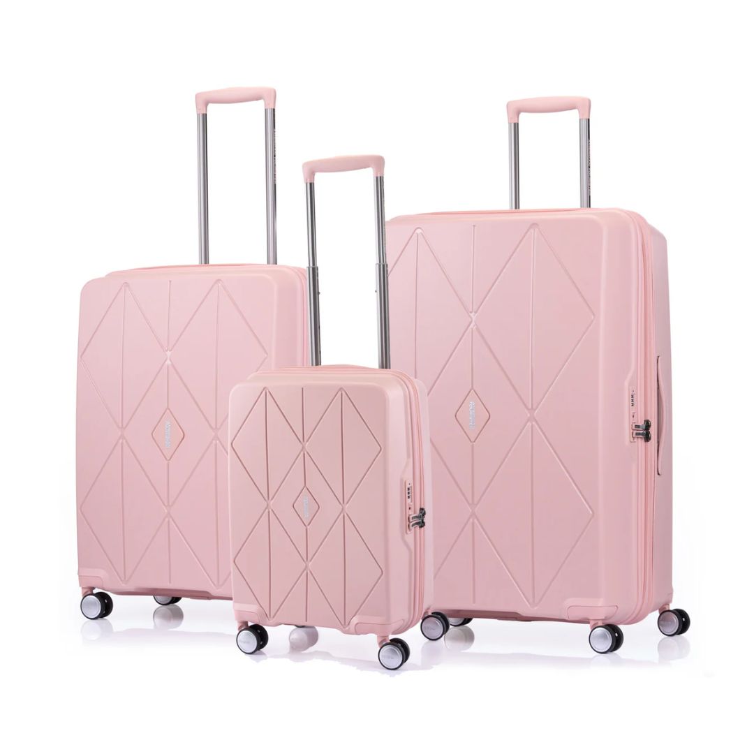 Argyle Travel Luggage 3-pcs Set (Antique Pink)