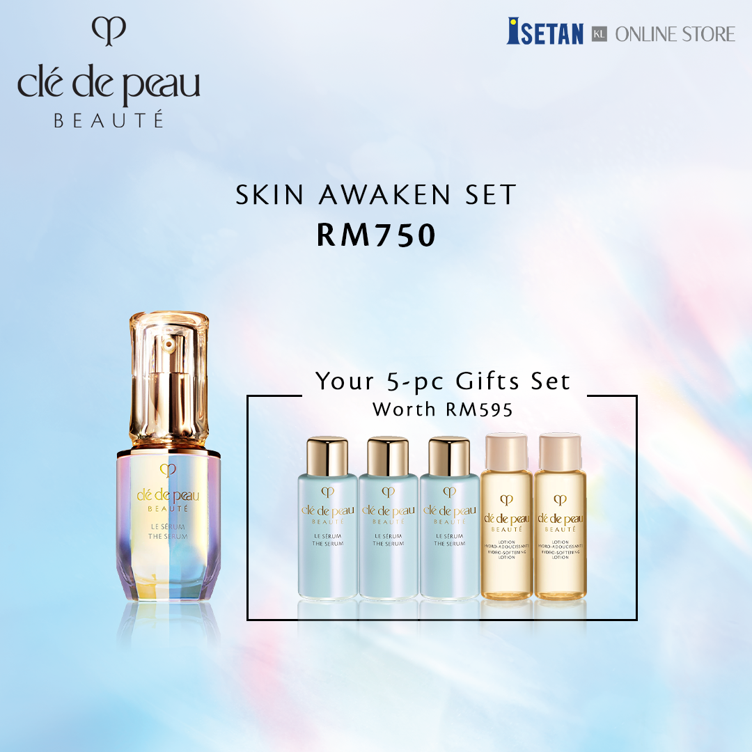 Skin Awaken Set : The Serum 30ml + 5-pc Gift