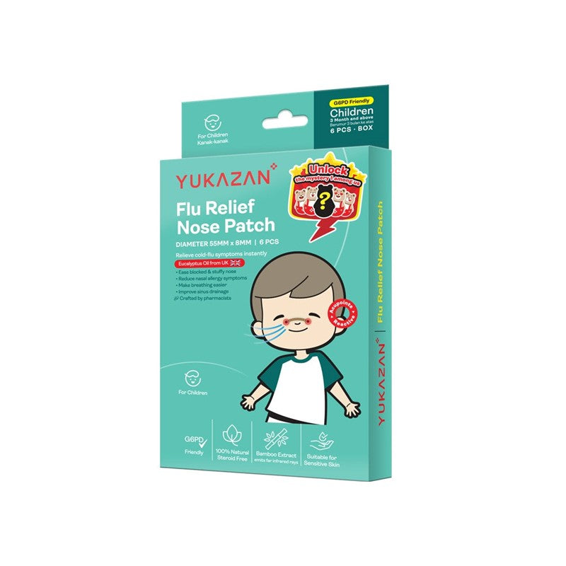 Children Flu Relief Nose Patch 6s