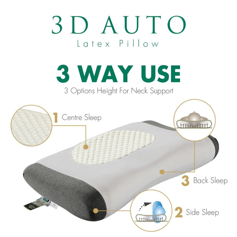 3D Auto Latex Pillow