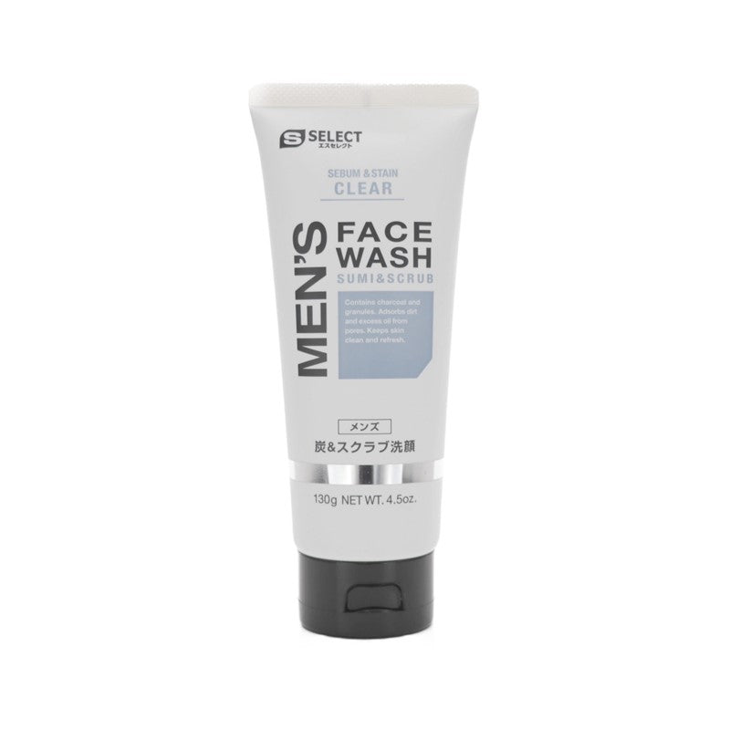 Men's Face Wash Sumi & Scrub 130g