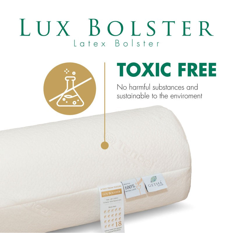 Lux Bolster (100% Natural Latex Bolster)