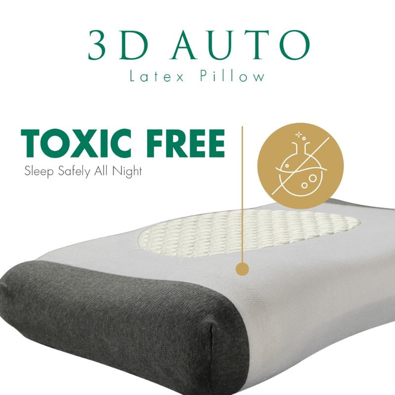 3D Auto Latex Pillow