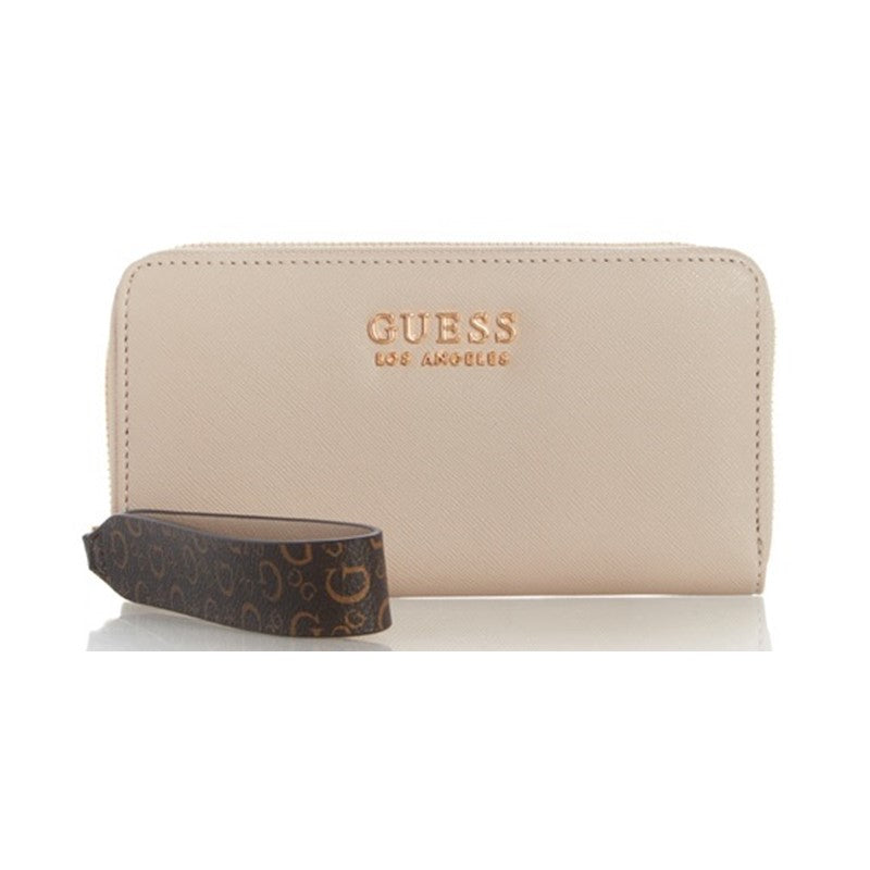 GUESS Easley Slg Medium Zip Around (Taupe) | Isetan KL Online Store