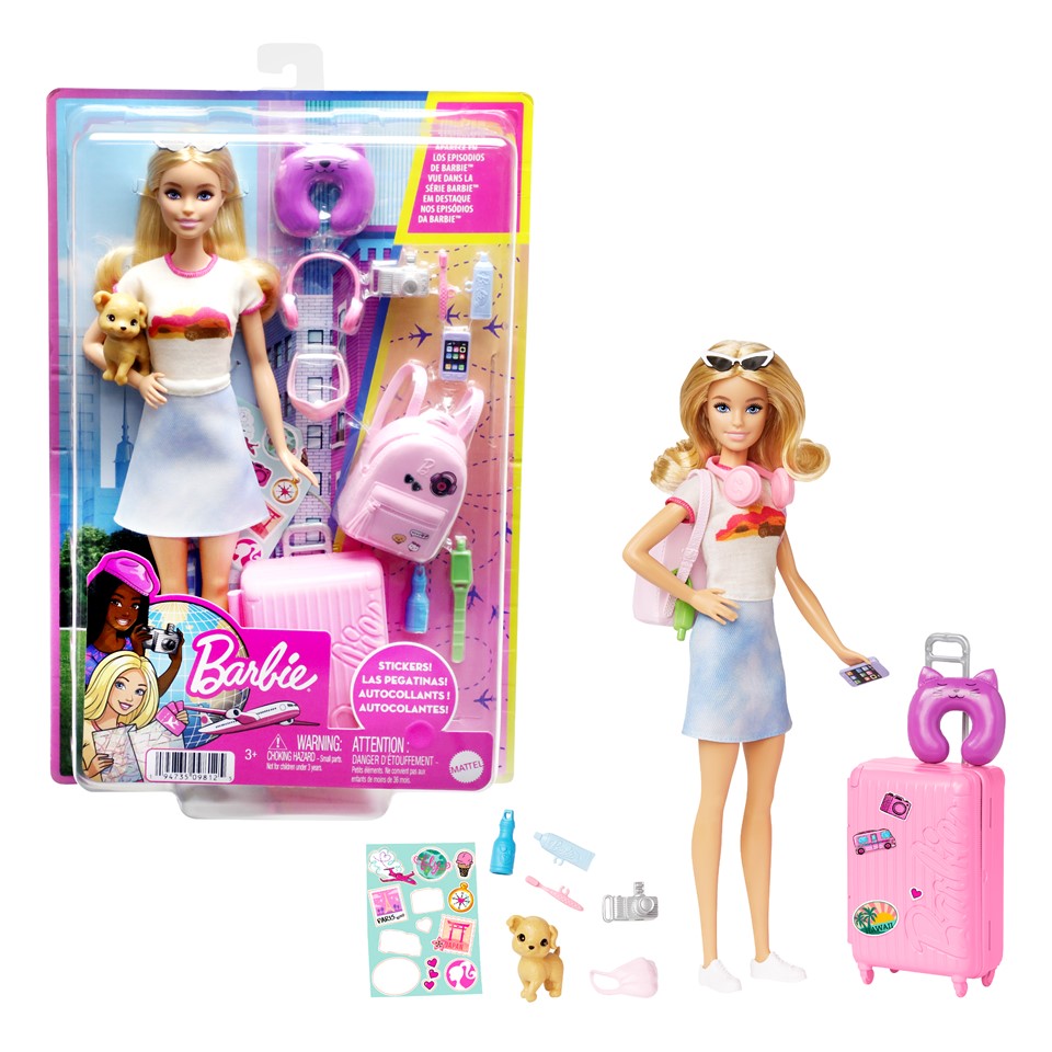 BARBIE HJY18 Barbie Travel Malibu Set 2.0 | Isetan KL Online Store