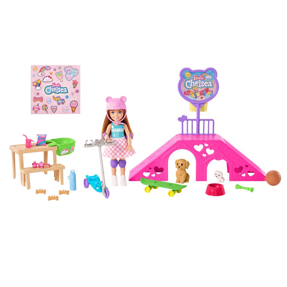 BARBIE HJY35 Barbie Chelsea Skate Park Playset | Isetan KL Online Store