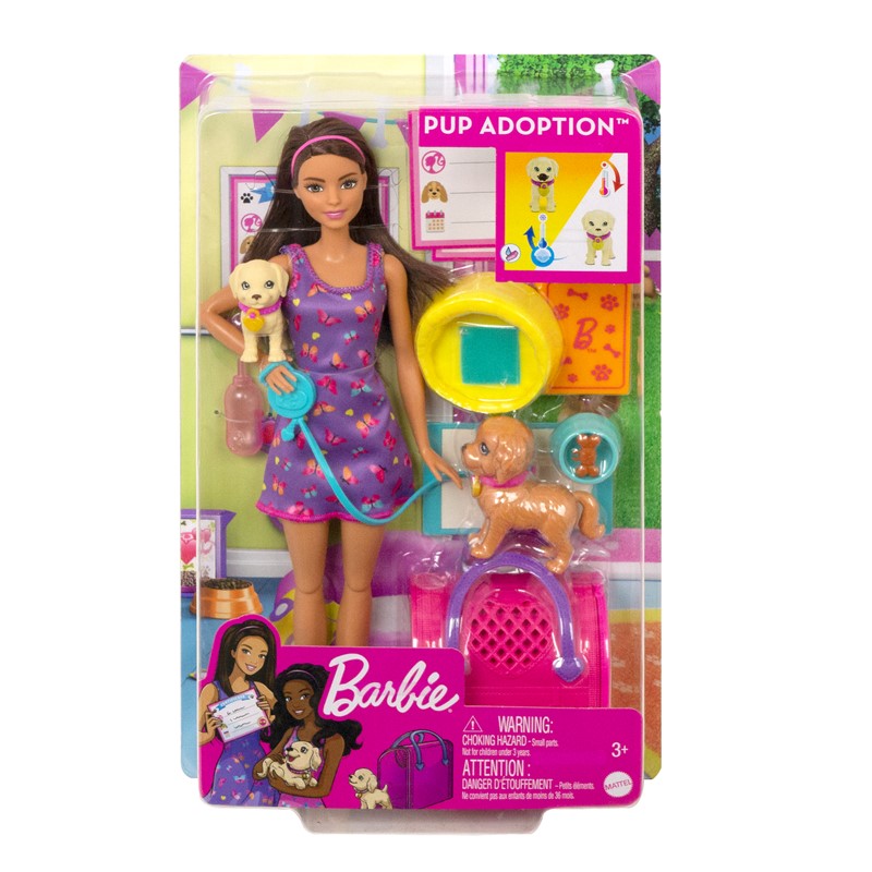 BARBIE HKD86 Barbie Pup Adoption Playset | Isetan KL Online Store