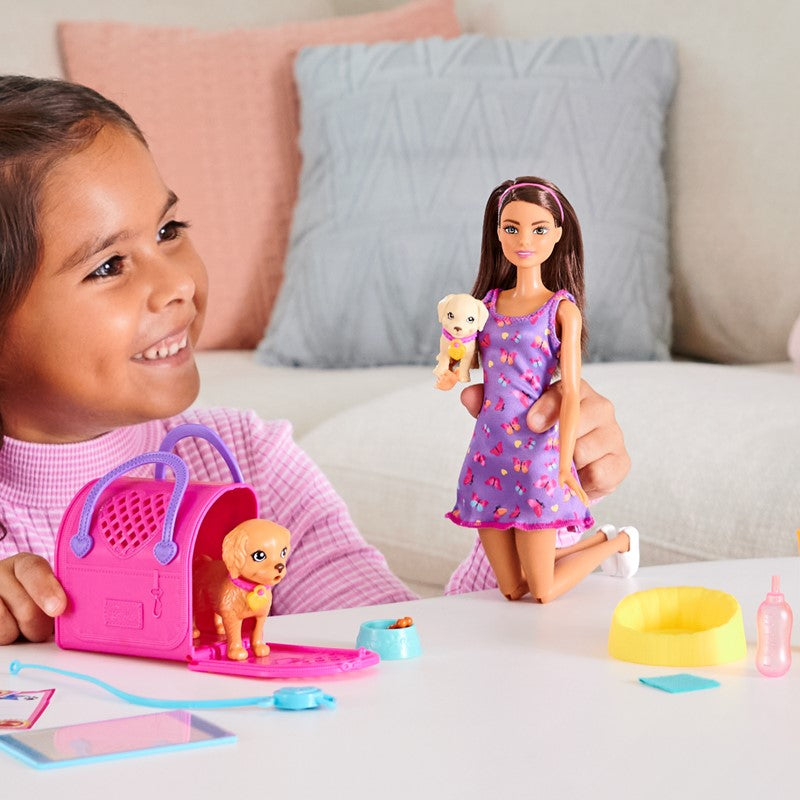 BARBIE HKD86 Barbie Pup Adoption Playset | Isetan KL Online Store