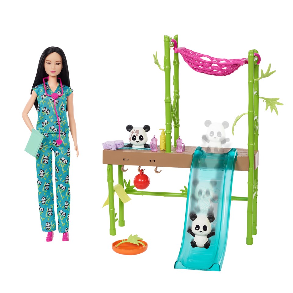 BARBIE HKT77 Barbie Panda Rescue Playset with Doll | Isetan KL Online Store