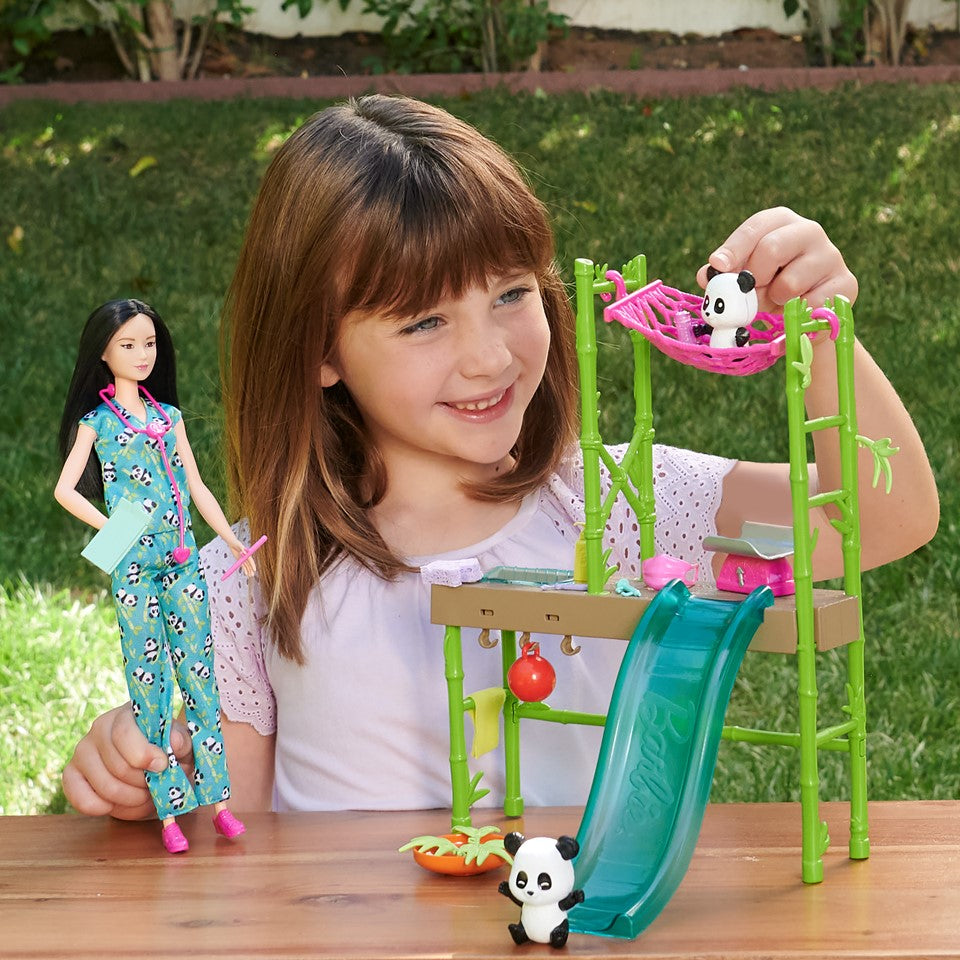 BARBIE HKT77 Barbie Panda Rescue Playset with Doll | Isetan KL Online Store