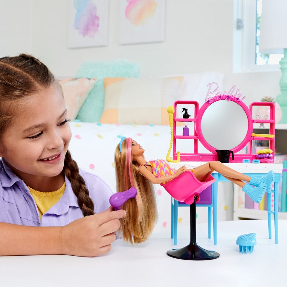 BARBIE HKV00 Barbie Fabulous Totally Hair Salon | Isetan KL Online Store