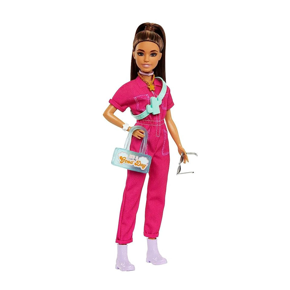 BARBIE HPL76 Movie Barbie Doll in Trendy Pink Jumpsuit | Isetan KL Online Store