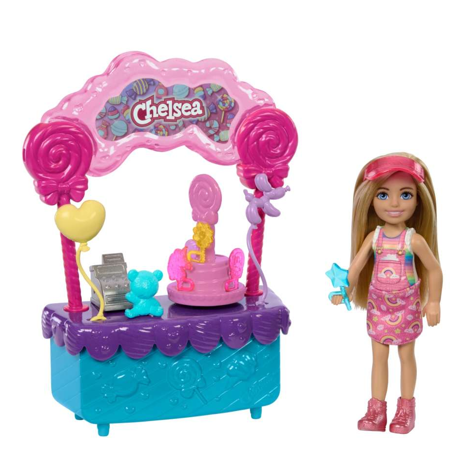 BARBIE HRM07 Barbie Ent Chelsea Lollipop Candy Playset | Isetan KL Online Store