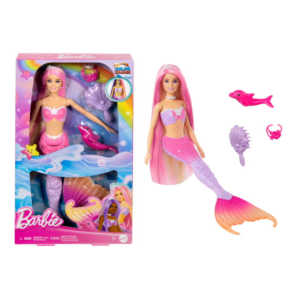 BARBIE HRP97 Barbie Fairytale New Feat Mermaid O/S (Malibu Blonde) | Isetan KL Online Store