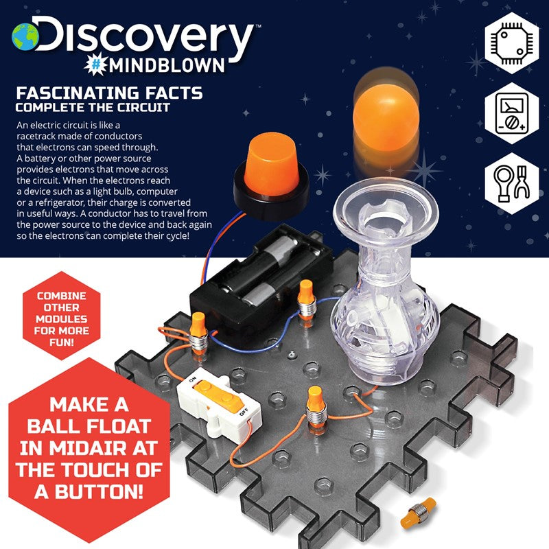 DISCOVERY MINDBLOWN Toy Circuitry Action Experiment Set - Floating Ball | Isetan KL Online Store