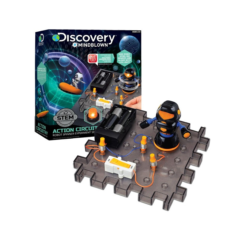 DISCOVERY MINDBLOWN Toy Circuitry Action Experiment Set - Robot Spinner | Isetan KL Online Store