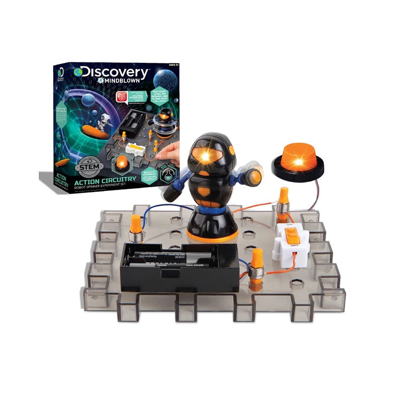 DISCOVERY MINDBLOWN Toy Circuitry Action Experiment Set - Robot Spinner | Isetan KL Online Store