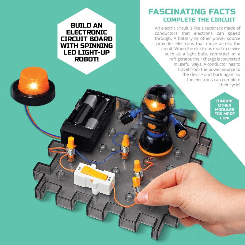 DISCOVERY MINDBLOWN Toy Circuitry Action Experiment Set - Robot Spinner | Isetan KL Online Store