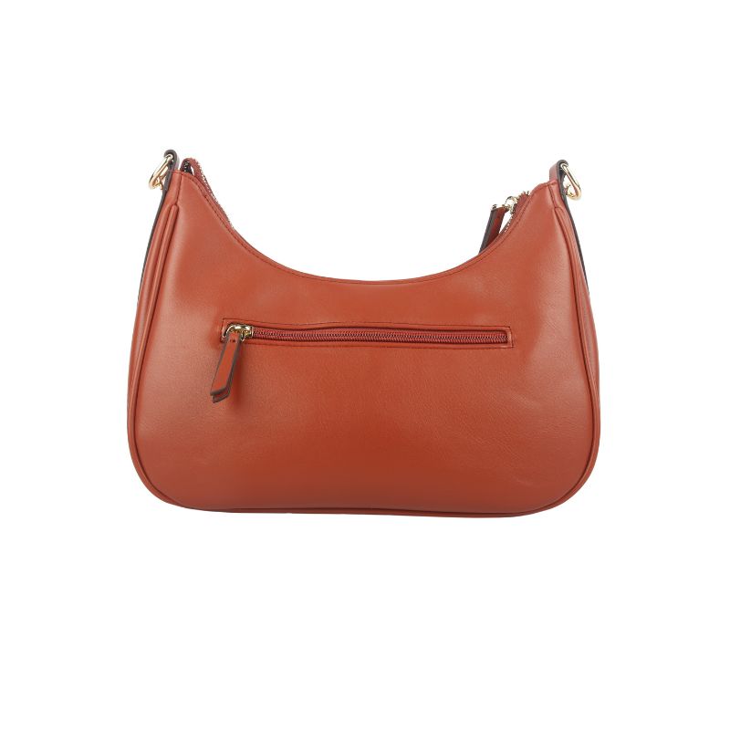 ELLE Ava Medium Hobo Bag (Cognac) | Isetan KL Online Store