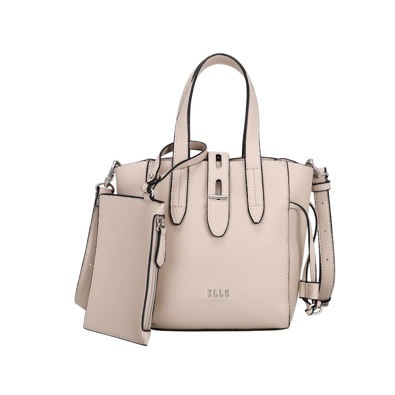 ELLE Herene Carry Bag (Beige) | Isetan KL Online Store