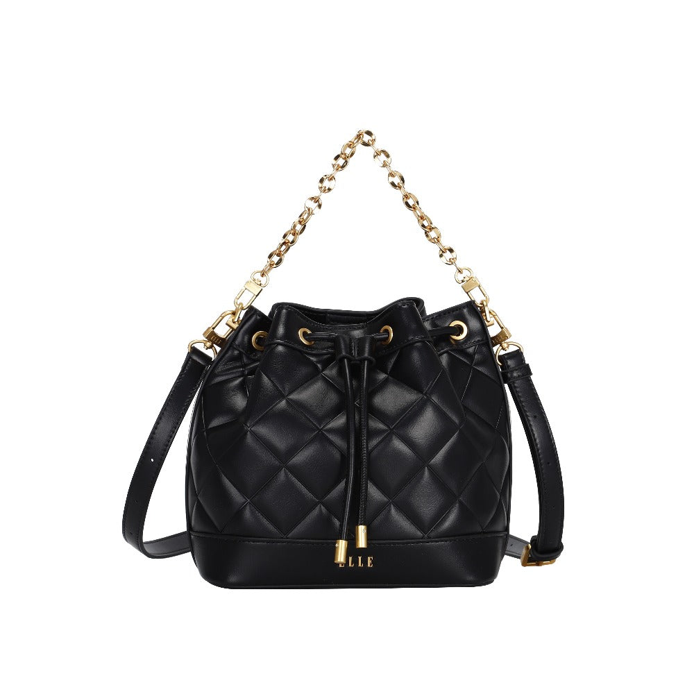 ELLE Joelle bucket Bag (Black) | Isetan KL Online Store