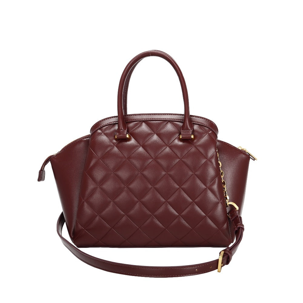 ELLE Joelle carry Bag (Maroon) | Isetan KL Online Store