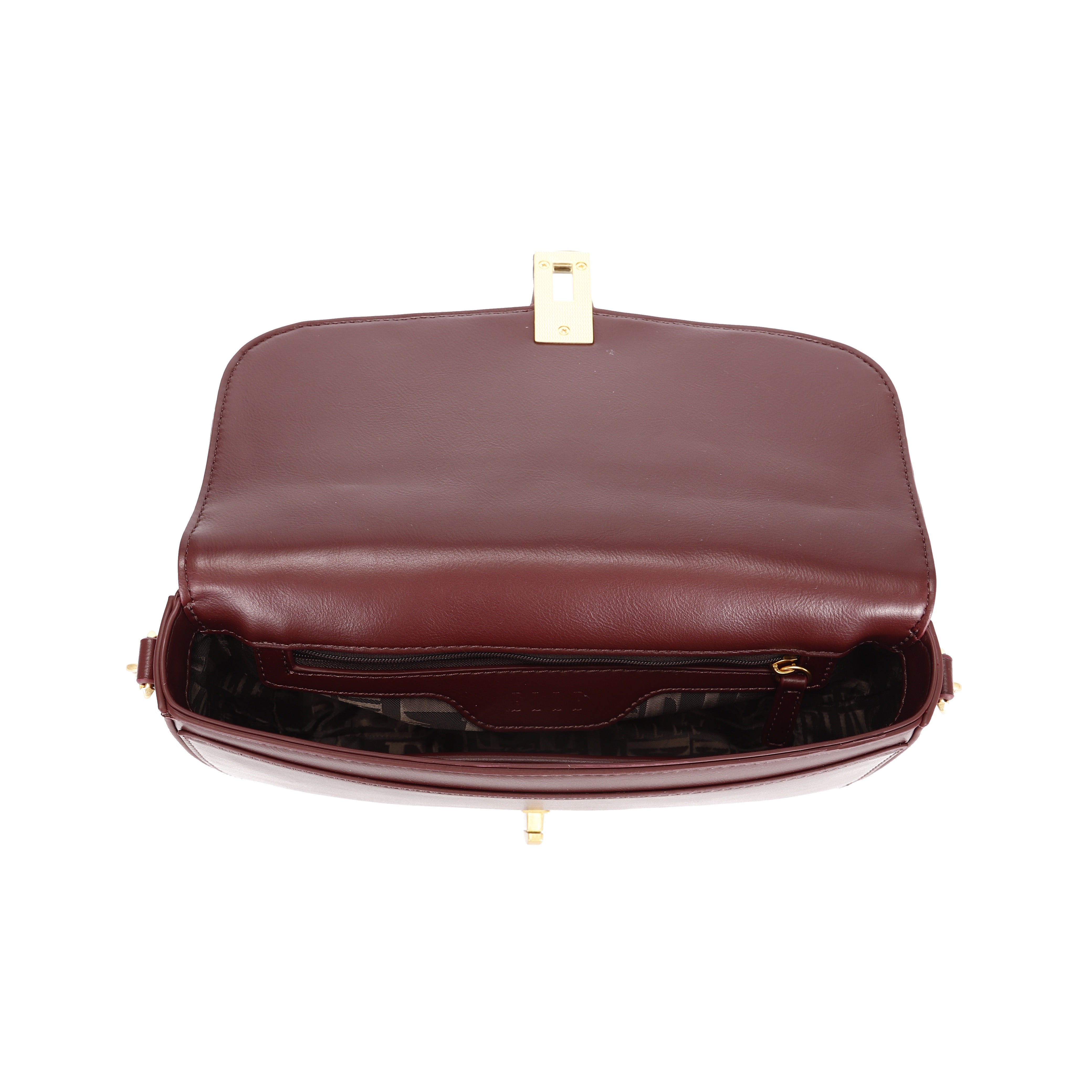 ELLE Joelle shoulder Bag (Maroon) | Isetan KL Online Store