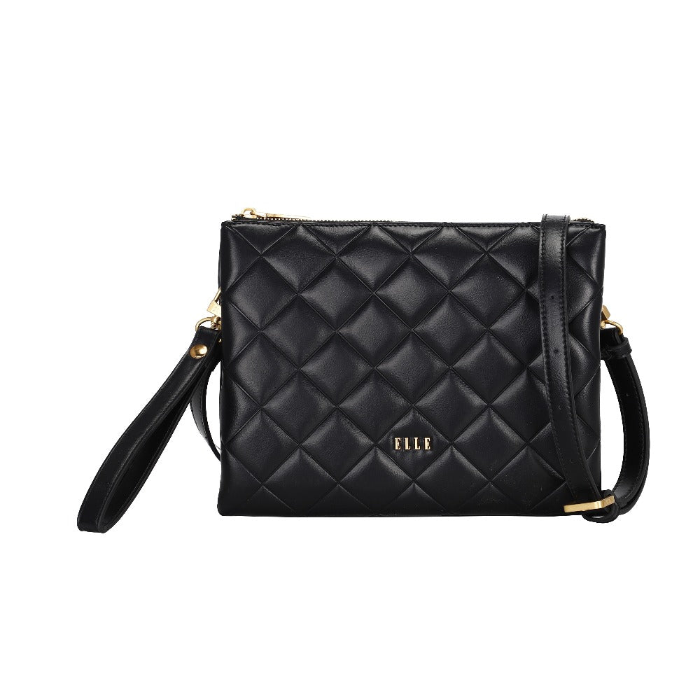 ELLE Joelle sling Bag (Black) | Isetan KL Online Store