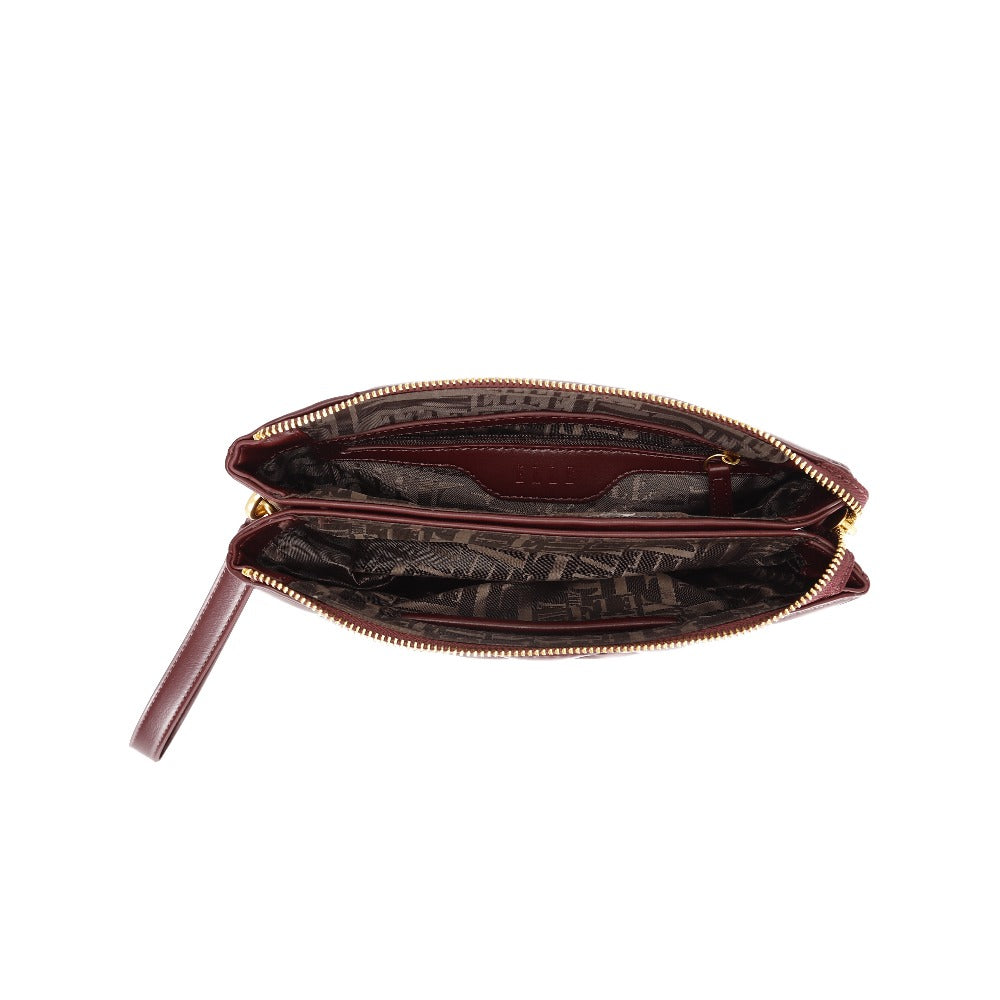 ELLE Joelle sling Bag (Maroon) | Isetan KL Online Store