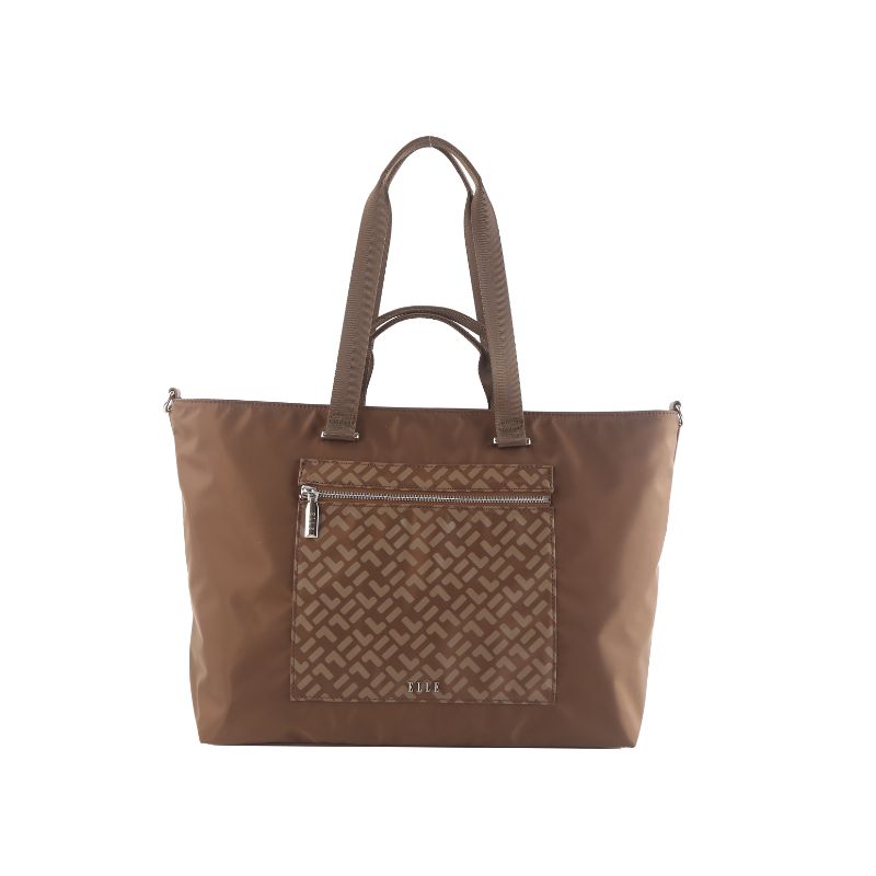 ELLE Keira Shopper Bag (Brown) | Isetan KL Online Store