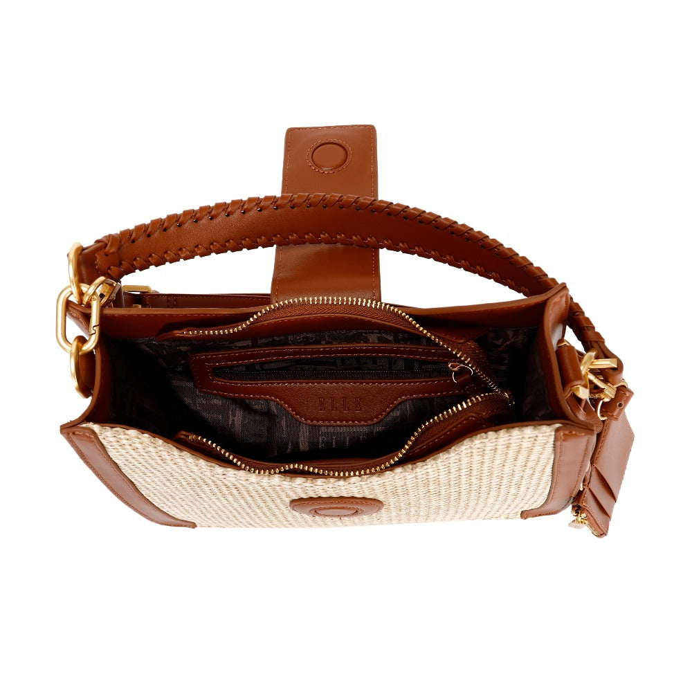 ELLE Zia Hobo Bag (Cognac) | Isetan KL Online Store