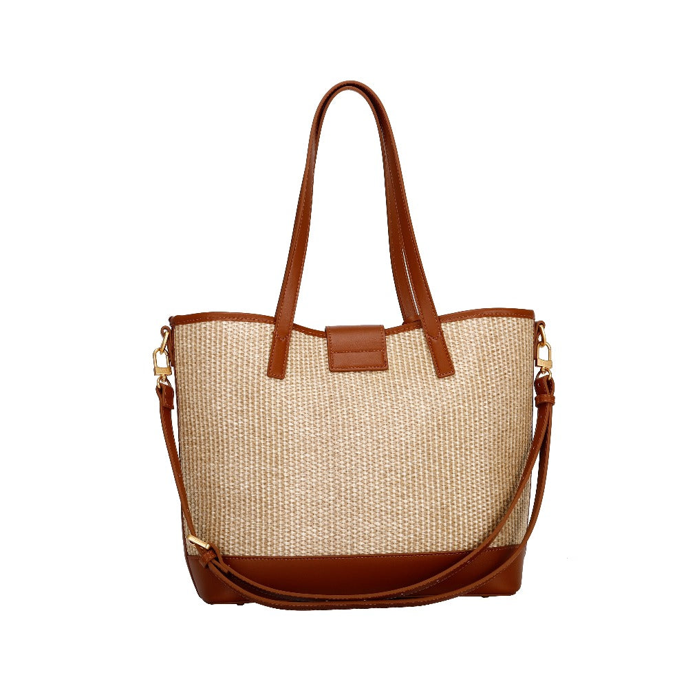 ELLE Zia Tote Bag (Cognac) | Isetan KL Online Store