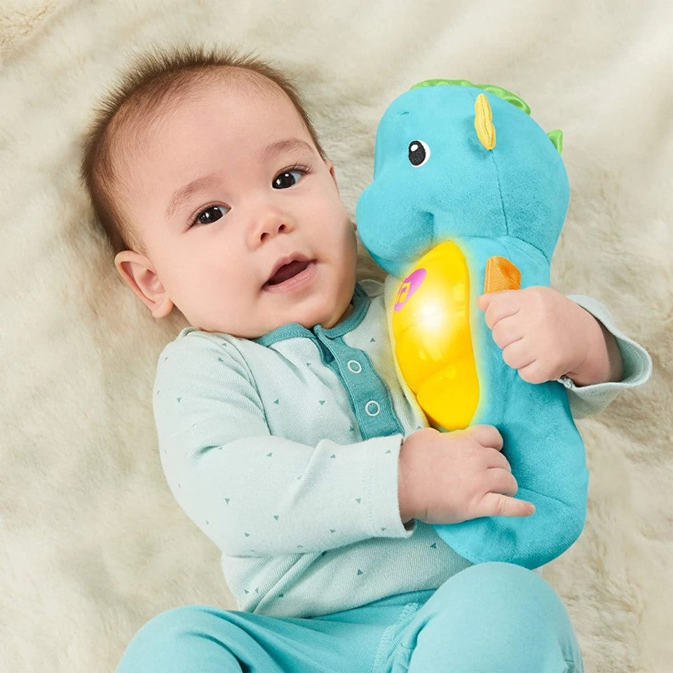 FISHER-PRICE DGH82 Infant Soothe N Glow Seahorse (Blue) | Isetan KL Online Store