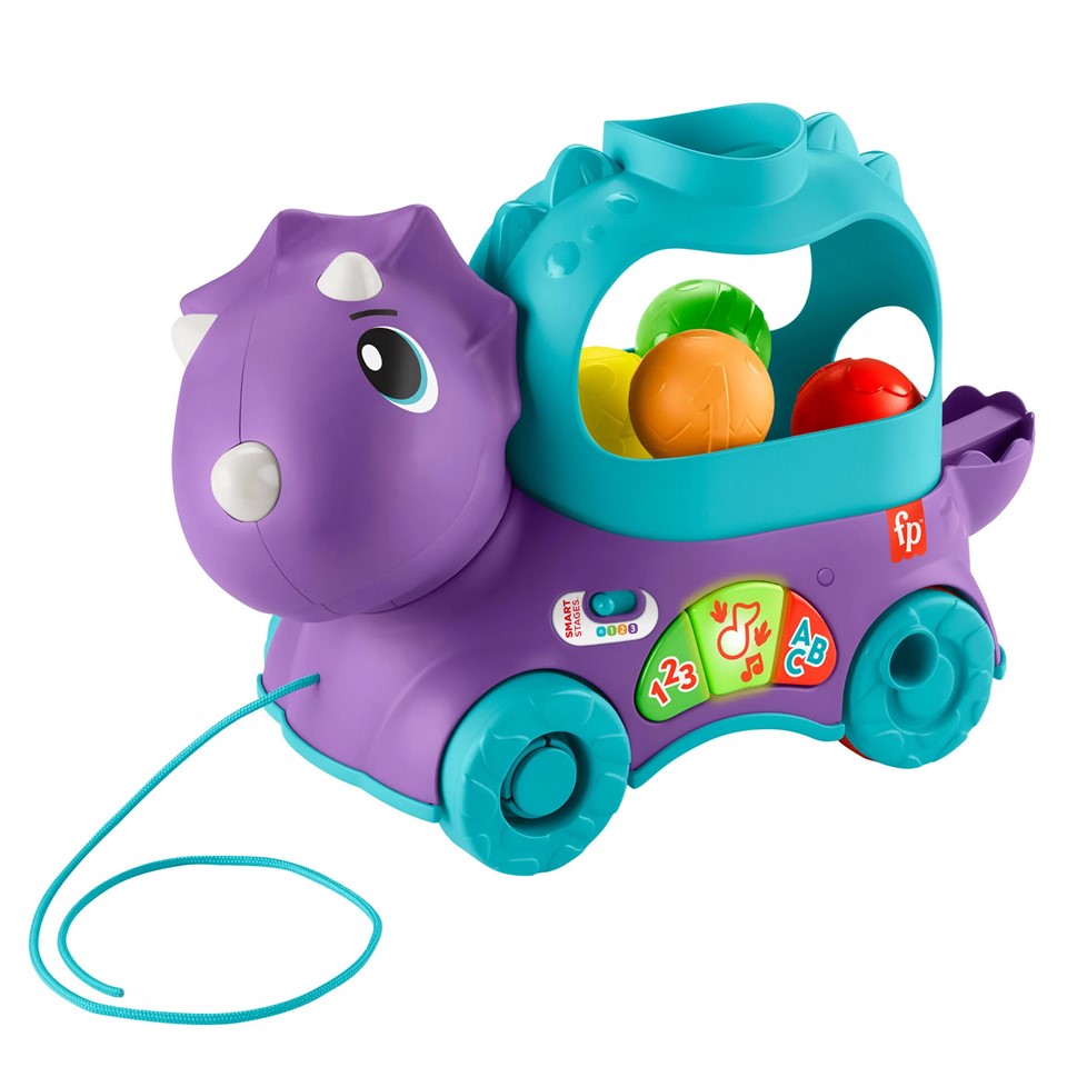 FISHER-PRICE HJN99 Poppin’ Triceratops Dinosaur Interactive Musical Learning Toy | Isetan KL Online Store