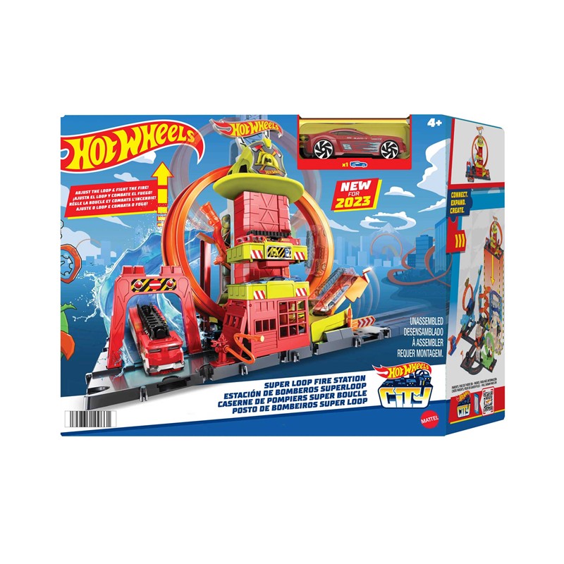 HOT WHEELS HKX41 City Super Fire Station | Isetan KL Online Store