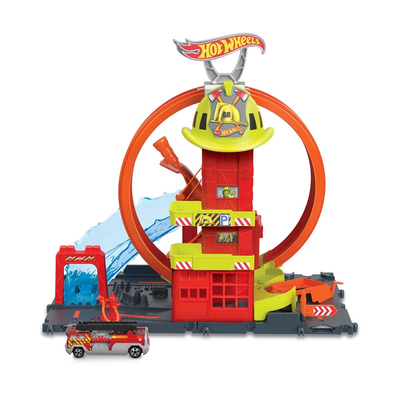 HOT WHEELS HKX41 City Super Fire Station | Isetan KL Online Store