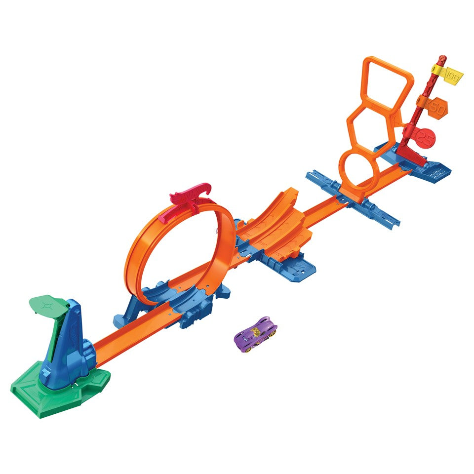 HOT WHEELS HLV41 Steam Action Trajectory Flight Path Challenge Playset | Isetan KL Online Store