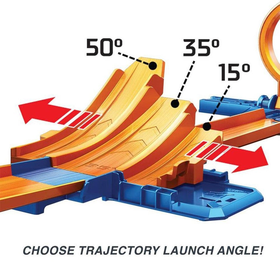 HOT WHEELS HLV41 Steam Action Trajectory Flight Path Challenge Playset | Isetan KL Online Store