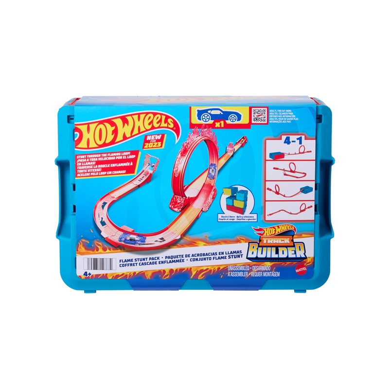 HOT WHEELS HMC04 Track Builder Fire Stunt Pack | Isetan KL Online Store