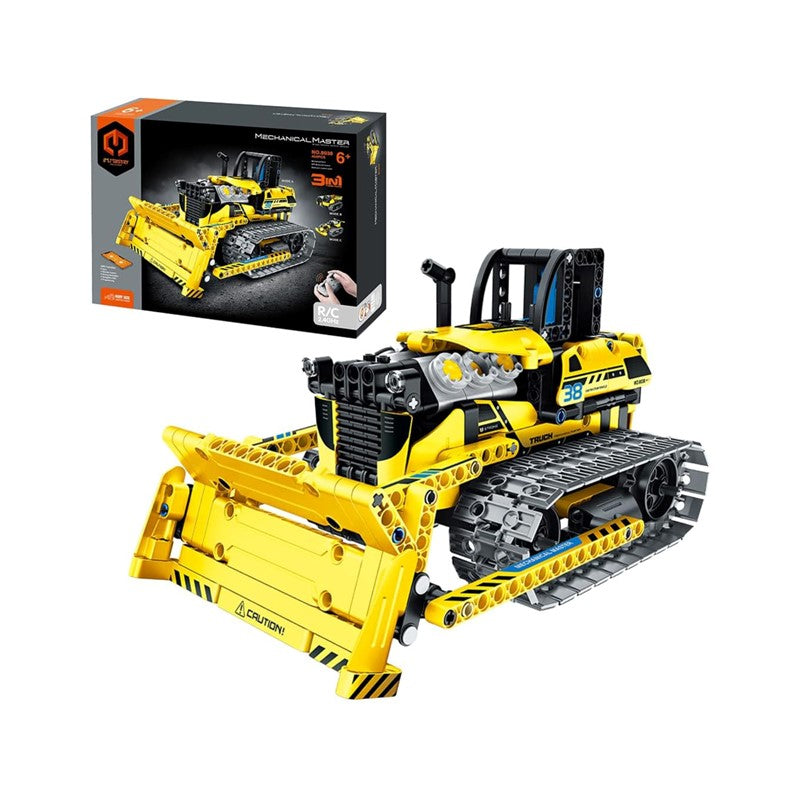 IM.MASTER Mechanical Master Block 3 in 1 Mode Bulldozer Robot R/C+APP Control DIY STEM Brick RC Vehicles | Isetan KL Online Store