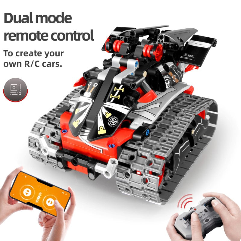 IM.MASTER Mechanical Master Block 3 in 1 Mode Ninja R/C and APP Control DIY STEM Brick Remote Control Vehicles | Isetan KL Online Store