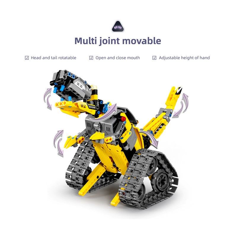 IM.MASTER Mechanical Master Block 3 in 1 Mode Wall Robot Dinosaur R/C+APP Control DIY STEM Brick RC Vehicles | Isetan KL Online Store