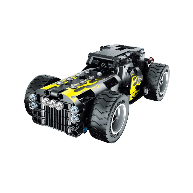 IM.MASTER Mechanical Master Block Hot Rod Power Vehicles Brick With Pull Back Engine | Isetan KL Online Store