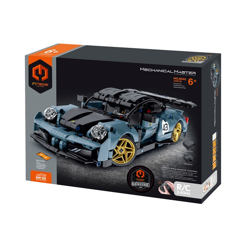 IM.MASTER Mechanical Master Block Super Car Porsche 911 GT3 R/C+APP Control DIY STEM Brick RC Vehicles | Isetan KL Online Store