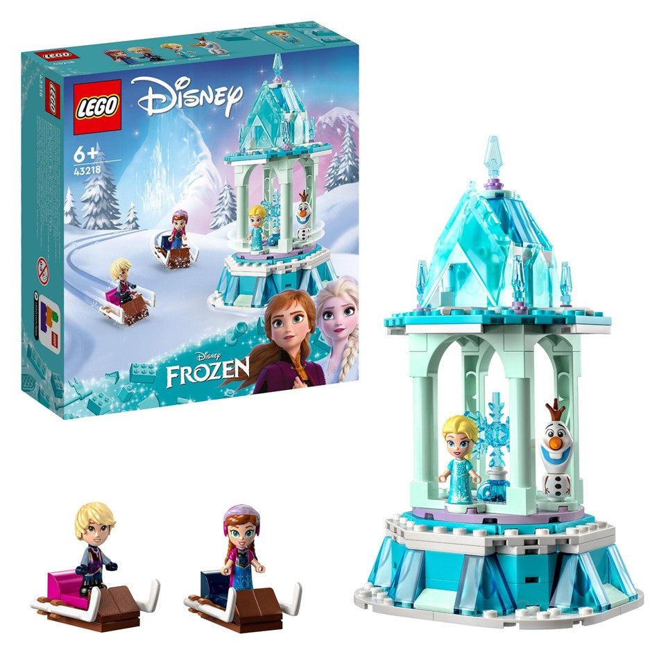 LEGO 43218 Anna and Elsa's Magical Merry-Go-Round | Isetan KL Online Store