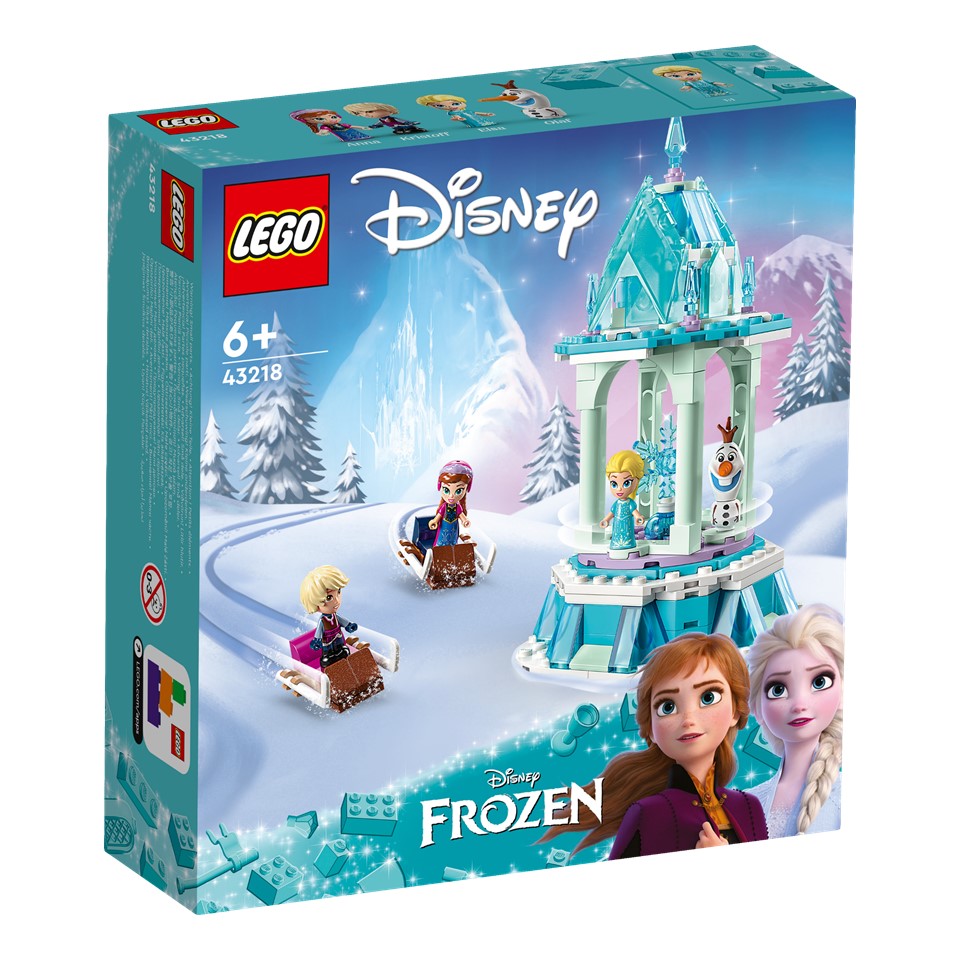 LEGO 43218 Anna and Elsa's Magical Merry-Go-Round | Isetan KL Online Store