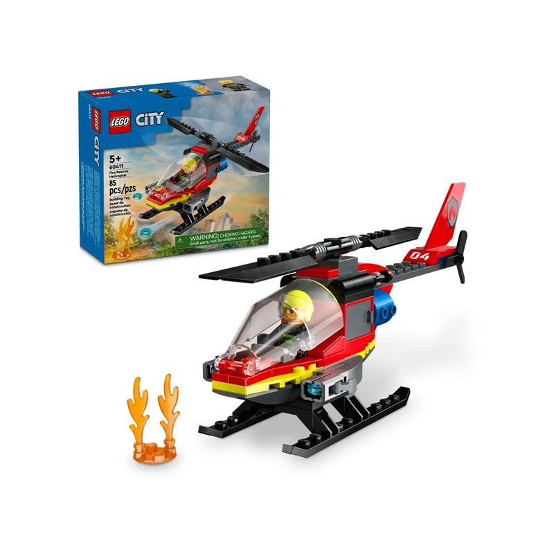 LEGO 60411 Fire Rescue Helicopter | Isetan KL Online Store